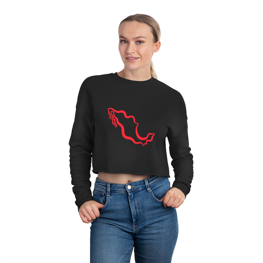 The "Roja #2" Women's Cropped Sweatshirt
